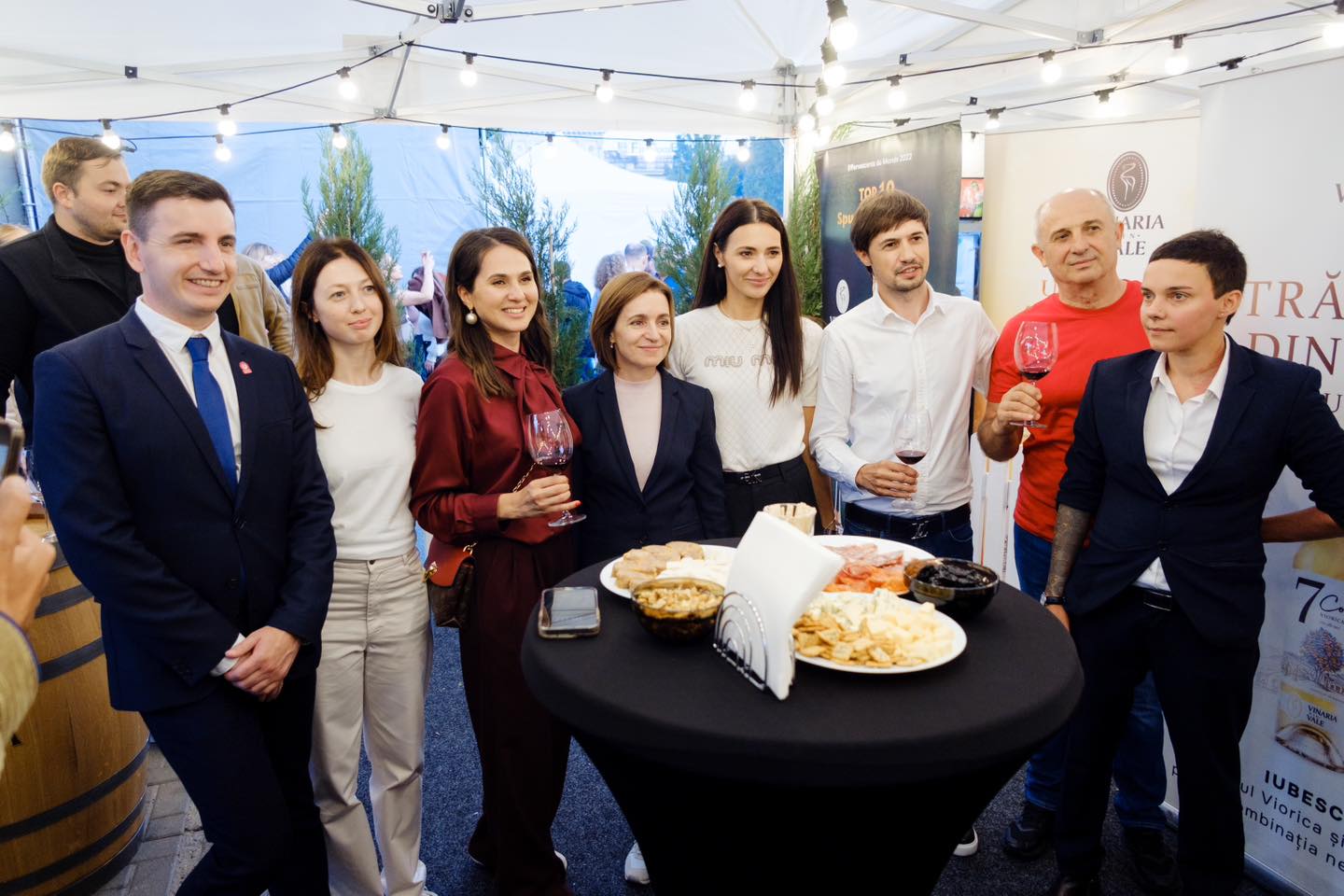 Ziua Națională a Vinului începe cu o lipsă de respect: Maia Sandu nu este prezentă, în schimb apare un lider al PAS